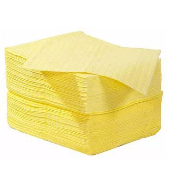 1.2L Heavy Duty Clean Up Chemical Absorbent Yellow Pad