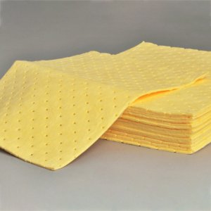 1.2L Heavy Duty Clean Up Chemical Absorbent Yellow Pad