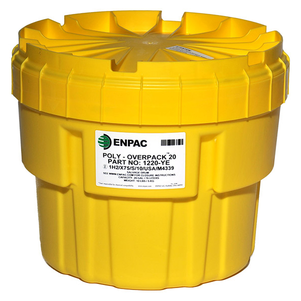 Overpack Polyethylene Drum Container Ideal all Spills and Leaks