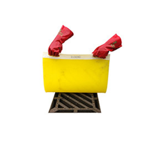 Yellow Reusable Polyurethane Drain Cover Effective Spill Prevention & Chemical Resistance